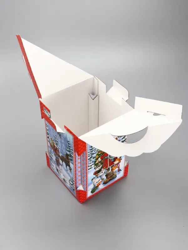 Подарочная новогодняя коробка «Золотая рыбка» 15.8×15.8×23.5 см Подарочная новогодняя коробка «Золотая рыбка» 15.8×15.8×23.5 см