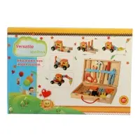 Набор инструментов детский "Собери животных", деревянный конструктор