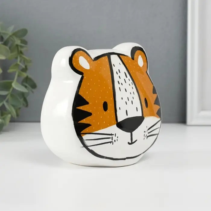 Копилка для денег &laquo;Милый тигрёнок&raquo;, керамика, 8.8&times;13&times;11.8 см
