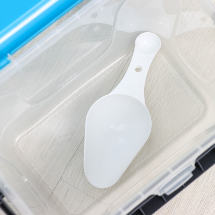 Контейнер для стирального порошка, 6 л, цвет голубая лагуна Контейнер для стирального порошка, 6 л, цвет голубая лагуна