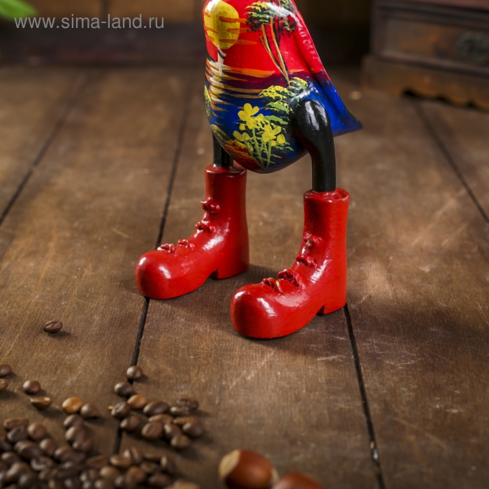 Сувенир Сувенир "Утка с пейзажем" дерево 13х9х27 см