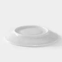 Блюдце Добрушский завод &laquo;Бельё&raquo;, d=11.5 см, фарфор, белое