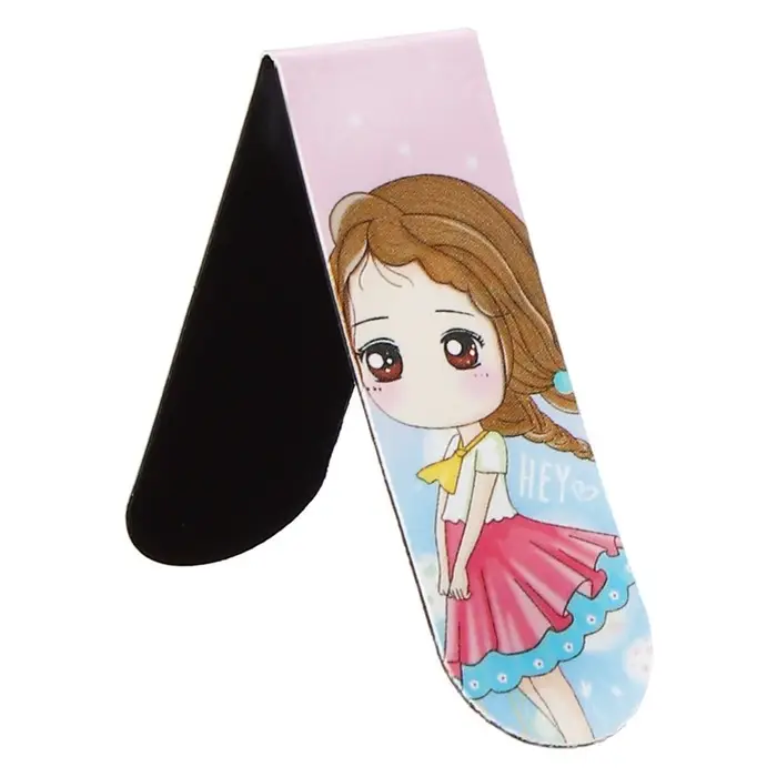 Набор магнитных закладок для книг Calligrata 6 штук, Набор магнитных закладок для книг Calligrata 6 штук, "Аниме", МИКС