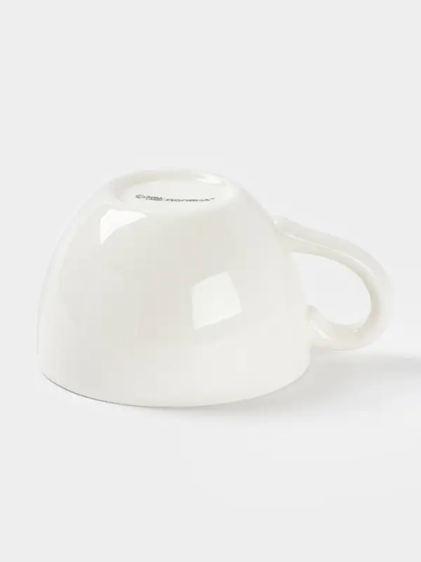 Кружка Доляна &laquo;Луна&raquo;, 475 мл, керамика, с фигуркой, белая, голубая