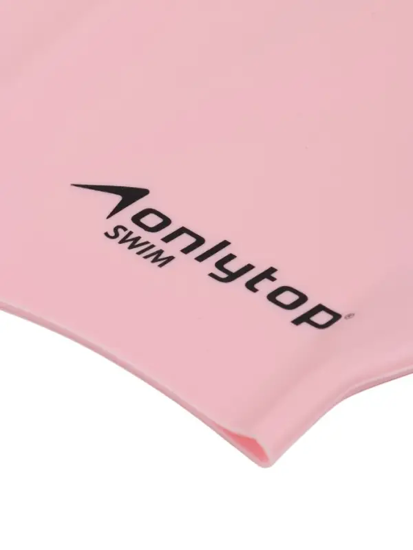 Шапочка для плавания взрослая ONLYTOP, силиконовая, 56 г, обхват 54-60 см, розовая