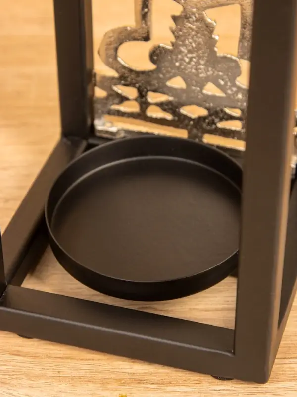 Подсвечник фонарь  Подсвечник фонарь "Геральдика" 11х11х24,5 см, d 7,5 см, алюминий, железо