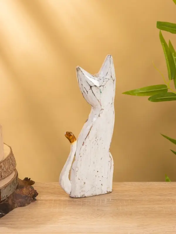 Сувенир «Кошка в ошейнике», 7×3.5×20 см, дерево, МИКС