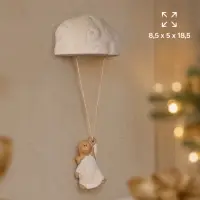 Фигурка на стену &laquo;Ангелочек на облачке&raquo;, 8.5&times;5&times;18.5 см