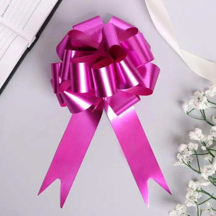 Бант - шар №3 простой, малиновый Бант - шар №3 простой, малиновый