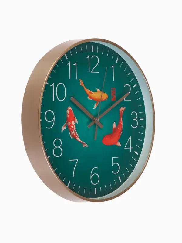 УЦЕНКА Часы настенные интерьерные &laquo;Рыбки&raquo;, плавный ход, d=30 см