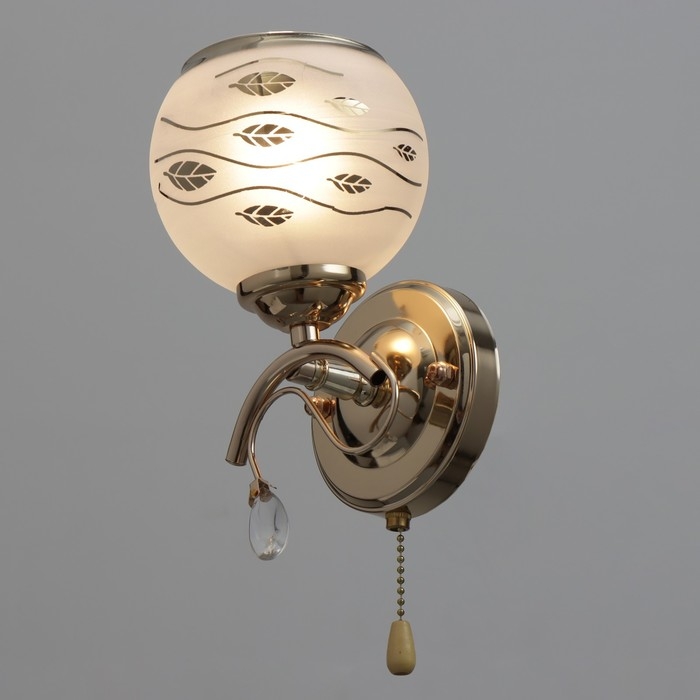 Бра "Винетта" 1х40Вт E27 золото 18х15х18 см.