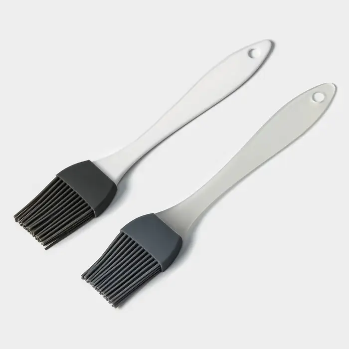 Кисть Доляна «Фобос», силикон, 16.5×2.9 см, серая Кисть Доляна «Фобос», силикон, 16.5×2.9 см, серая