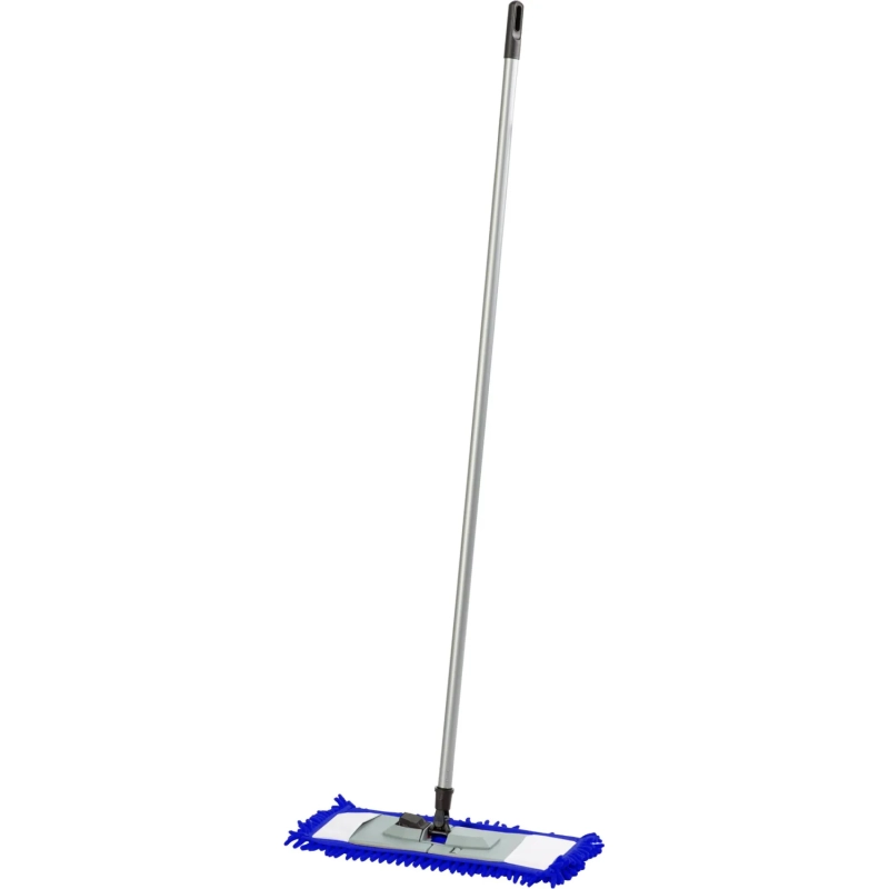 Швабра флаундер для пола пласт 47х16 в сборе с насад Chenille микрофSV5104