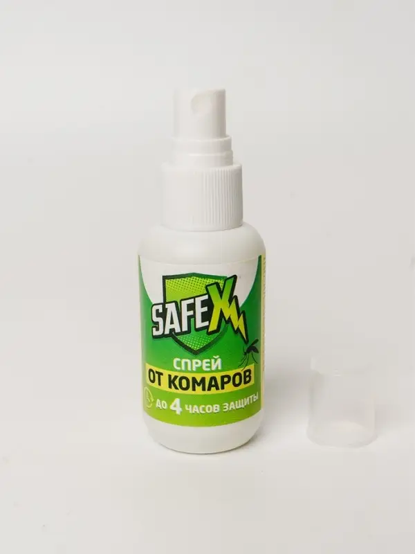 Спрей для нанесения на одежду от клещей и комаров SAFEX, 100 мл.