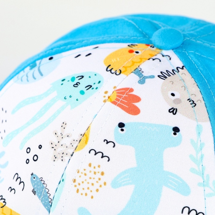 Кепка детская для мальчика «Подводный мир», р-р. 48-50 Кепка детская для мальчика «Подводный мир», р-р. 48-50