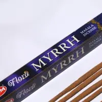 Благовония HEM "Flora Masala Myrrh. Мирра", 8 палочек в упаковке, четырёхгранник Благовония HEM "Flora Masala Myrrh. Мирра", 8 палочек в упаковке, четырёхгранник