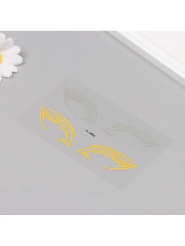 Наклейка на лицо &laquo;Стрелки для глаз. Египет&raquo;, 13&times;13.5 см