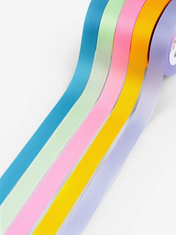 Атласная лента, набор 5 шт. &laquo;Весенний&raquo;, 20 мм, 23&plusmn;1 м