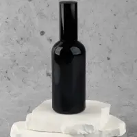 Флакон для парфюма, стеклянная, с распылителем Black, 100 мл, чёрный