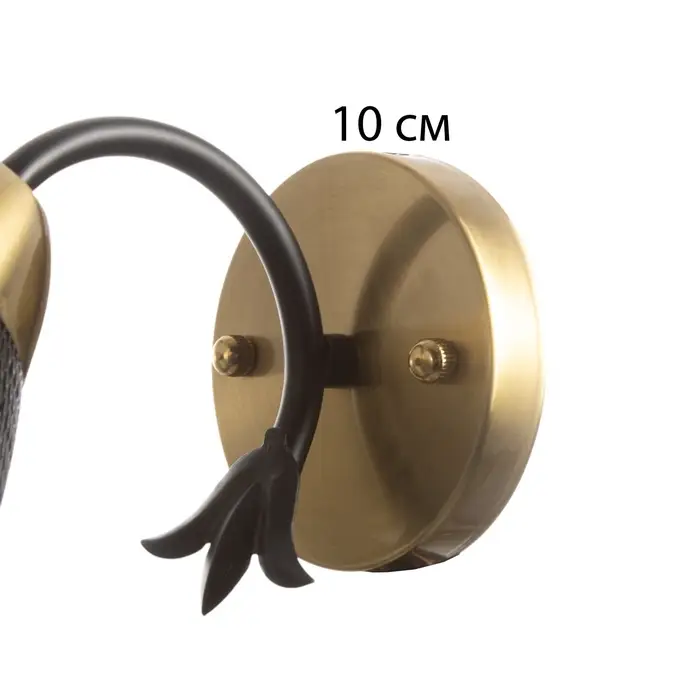 Бра &laquo;Дассе&raquo; 1хЕ27 40 Вт черно-бронзовый 24&times;13&times;14 см