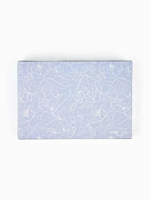 Коробка для печенья, кондитерская упаковка с пластиковой крышкой, Just for you, 22&times;15&times;3 см