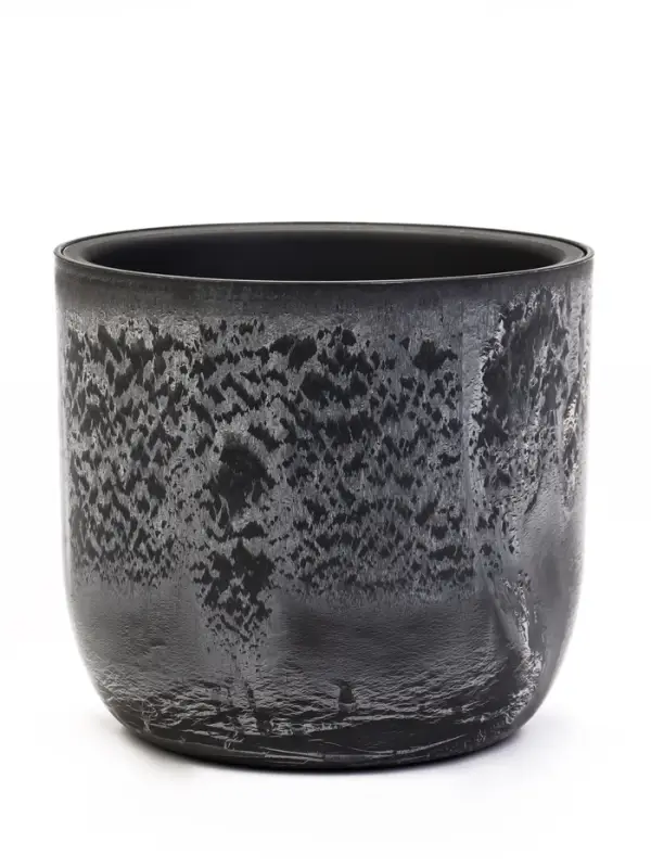 Кашпо со вставкой 1 л d15 см h14см МИКРИТ серый слайн