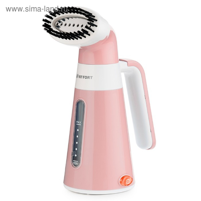 Отпариватель Kitfort KT-928-2, ручной, 600 Вт, 100 мл, 15 г/мин, шнур 1.7 м, персиковый Отпариватель Kitfort KT-928-2, ручной, 600 Вт, 100 мл, 15 г/мин, шнур 1.7 м, персиковый