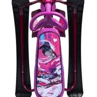 Снегокат &laquo;Ника кросс&raquo; Slalom, розовый, фиолетовый, СНК/SL Nika Kids