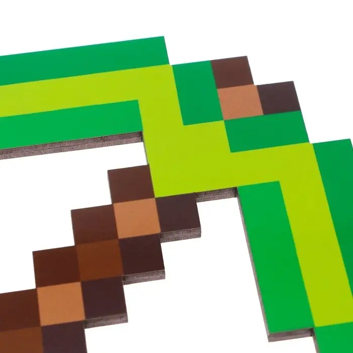 Деревянное оружие, детское сувенирное &laquo;Пиксель&raquo;, топор кирка, 14.2&times;18.1 см