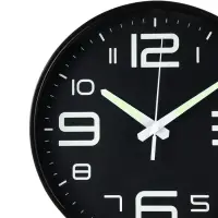 Часы настенные интерьерные &laquo;Классика&raquo;, плавный ход, светящиеся, d=25 см