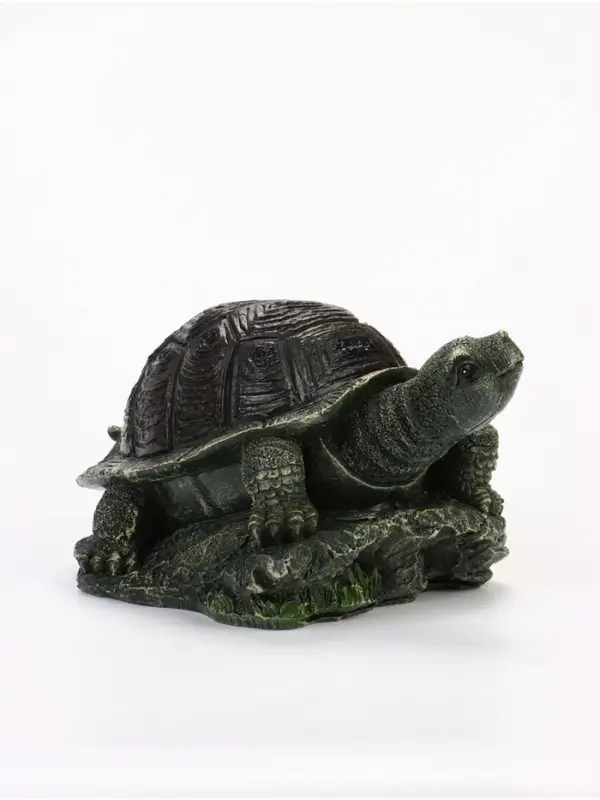 Садовая фигура из полистоуна &laquo;Черепаха на камне&raquo;, 23&times;14&times;12 см, Greengo