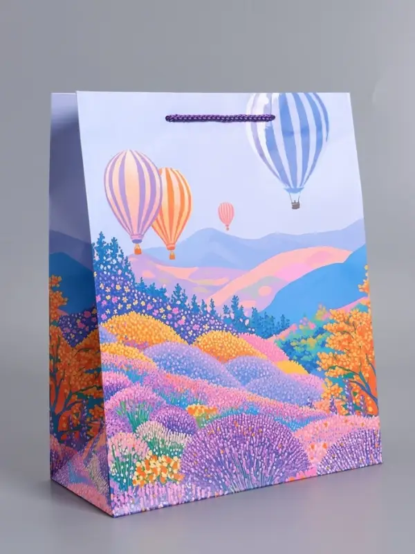 Пакет подарочный ламинированный "Летний вечер" 26 х 12 х 32 см