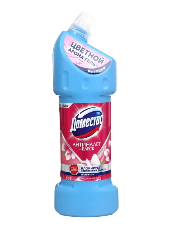 Универсальное чистящее средство антиналет + блеск &laquo;Доместос&raquo; цветущая магнолия, густой гель, 1.5 л