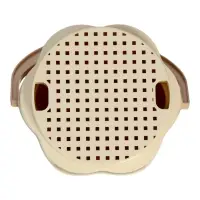 Песочный набор № 174 "Зефир", ведро-цветок 0,3 л, сито, грабли, совок, 2 формочки 01874