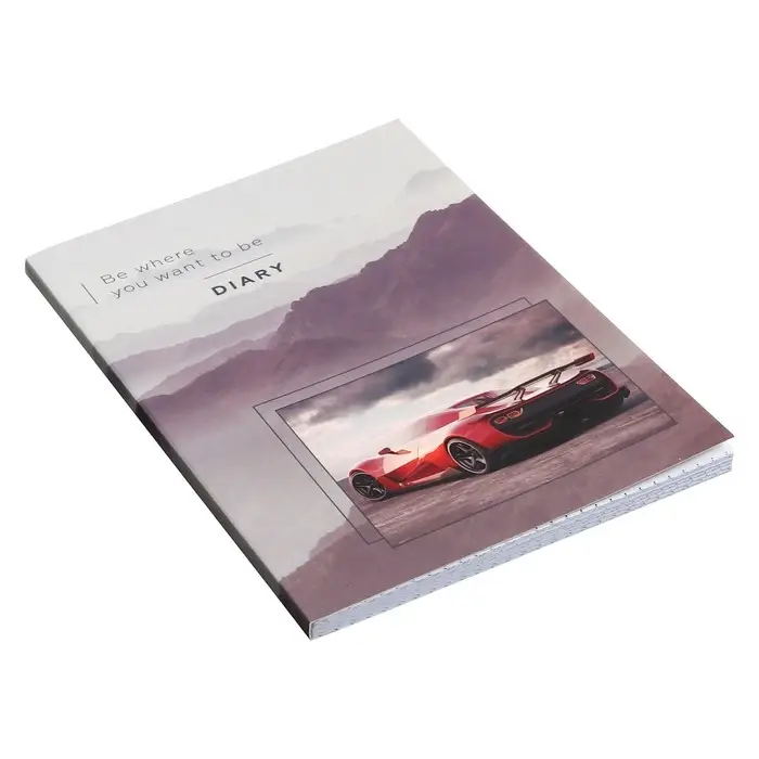 Ежедневник недатированный на склейке А5, 80 листов, мягкая обложка &laquo;Спорт авто&raquo;