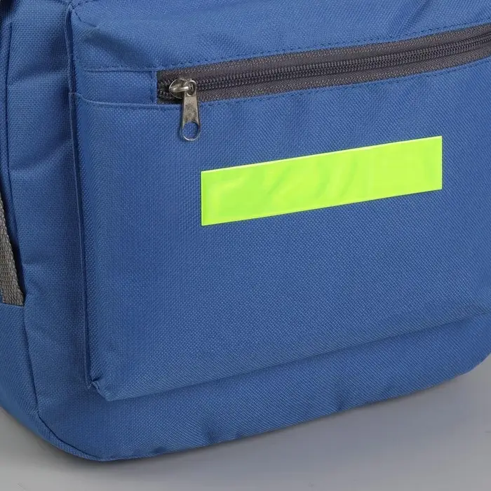 Светоотражающие наклейки «Полоска», 12×2.5 см, 5 шт. на листе, МИКС Светоотражающие наклейки «Полоска», 12×2.5 см, 5 шт. на листе, МИКС