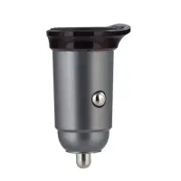 Переходник автомобильного зарядного устройства на Type-C PD30W NZ16 HOCO серый