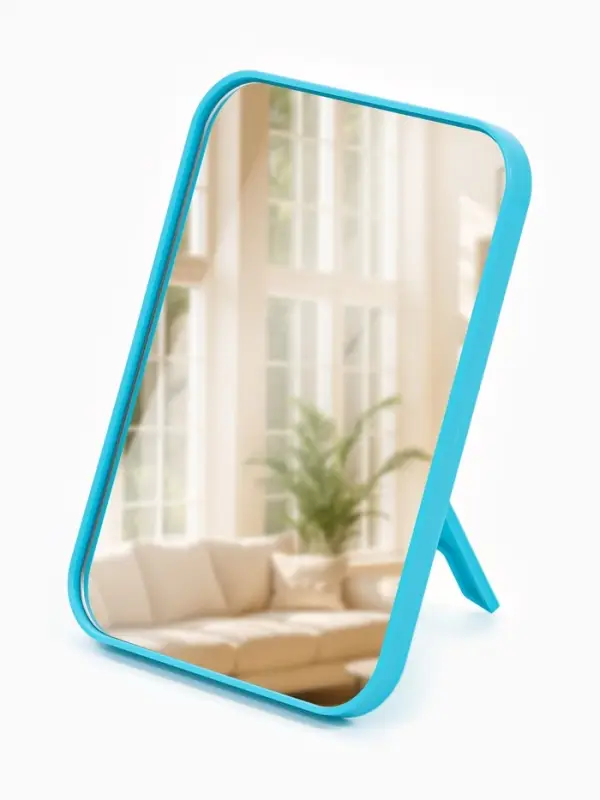 Зеркало настольное, прямоугольное, 11.5&times;15.5&times;1.2 см, МИКС