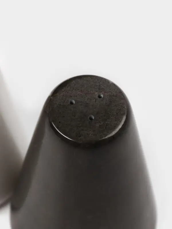 Набор для специй Magistro Black&White, 2 предмета: солонка, перечница, мрамор, белый, чёрный