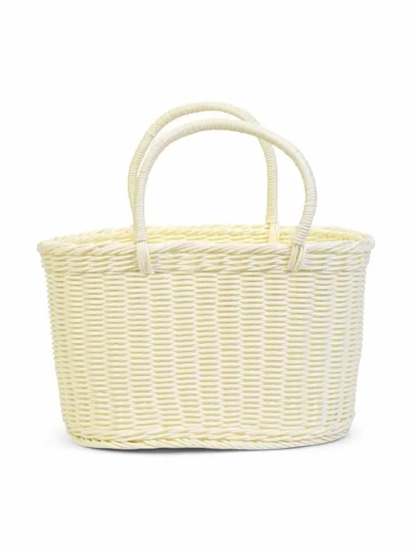 Корзина пластик 37 х 20,5 х 36 см, ручка17 см, белый Корзина пластик 37 х 20,5 х 36 см, ручка17 см, белый