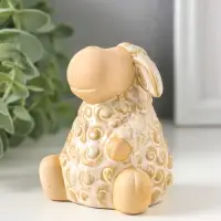 Сувенир керамика "Кудряш бараш" беж 7х7х8 см