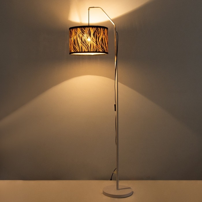 Торшер без абажура  Торшер без абажура "Медиум" Е27 40Вт  белый 32х26х151см