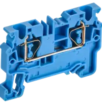 ARMAFIX Клемма пружинная CX4 BU 4мм2 проходная синяя IEK