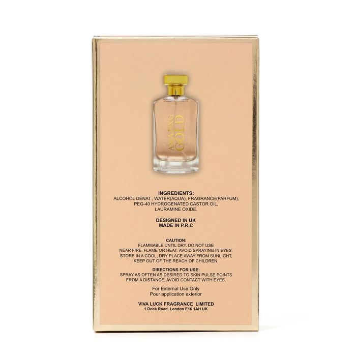 Туалетная вода женская Amazing Gold, 100 мл