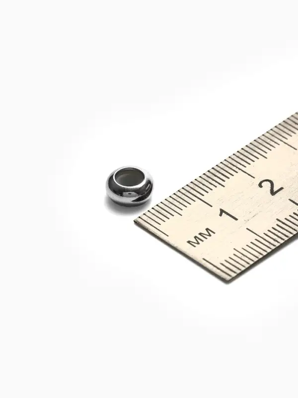 Шарм разделитель для бусин «Стоппер», цвет серебро Шарм разделитель для бусин «Стоппер», цвет серебро