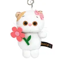 Мягкая игрушка-брелок "Кошечка Ли-Ли с цветочком", 11 см LKta-005