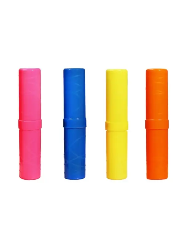 Пенал-тубус (40&times;195 мм) &laquo;Фонарики&raquo;, Calligrata, неоновые цвета, МИКС