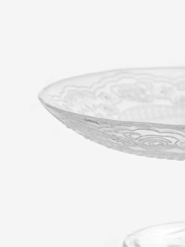 Подставка для торта Paşabah&ccedil;e &laquo;Лейси&raquo;, d=16 см, стекло, прозрачный