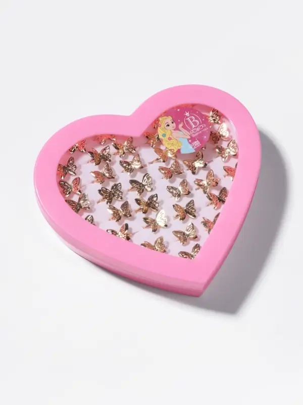 Кольцо детское Выбражулька «Бабочка ажурная», цвет золото, безразмерное Кольцо детское Выбражулька «Бабочка ажурная», цвет золото, безразмерное