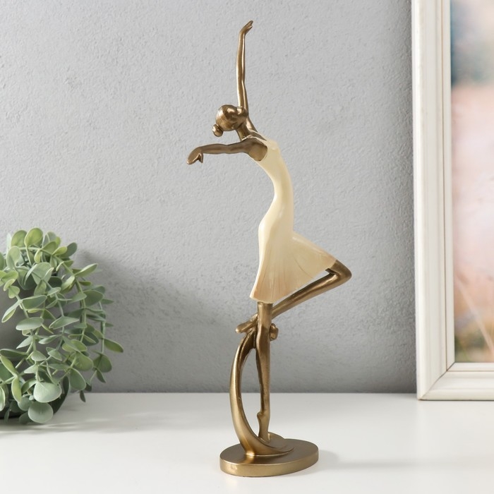 Сувенир полистоун Сувенир полистоун "Полёт" песочная с бронзой 17,5х6х33 см